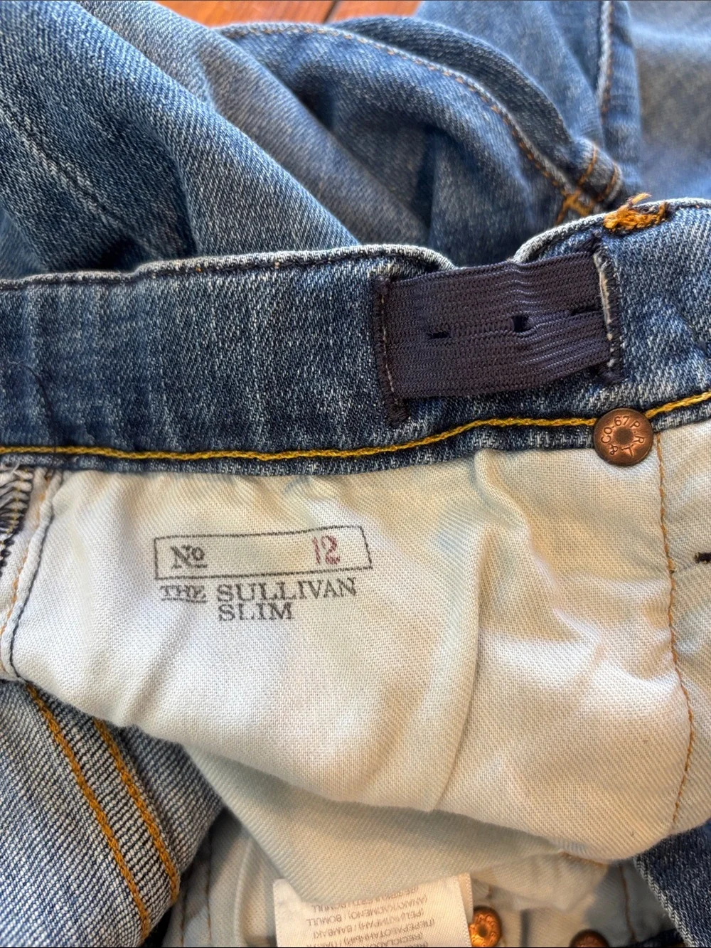 Polo Ralph Lauren Sullivan Slim Blue Jeans Boys Size 12 EUC